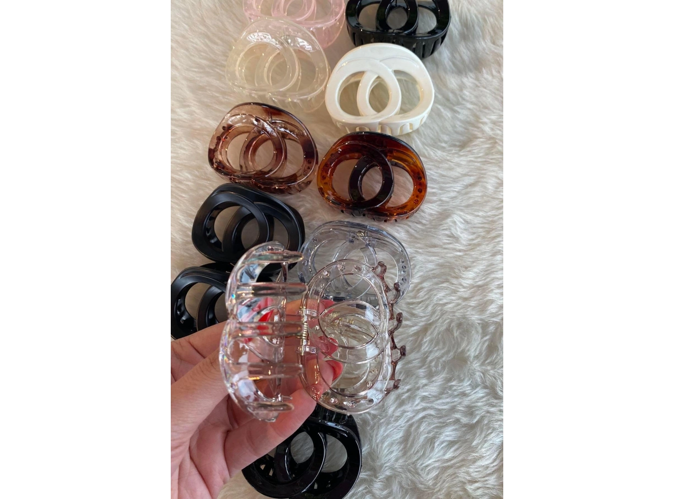 12li Karışık Renk Mandal Toka Set