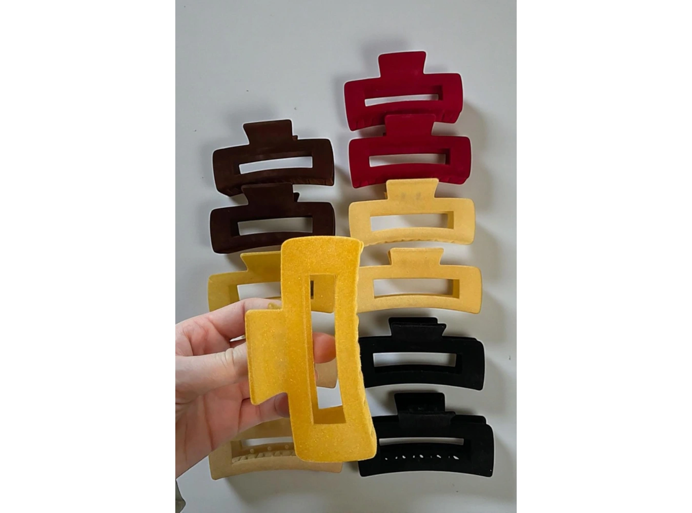 12li Karışık Renk Mandal Toka Set