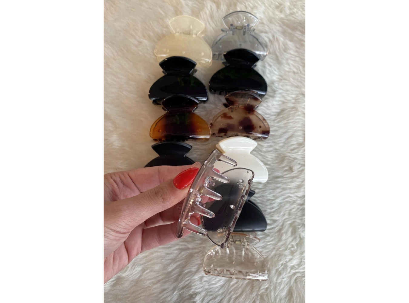 12li Karışık Renk Mandal Toka Set