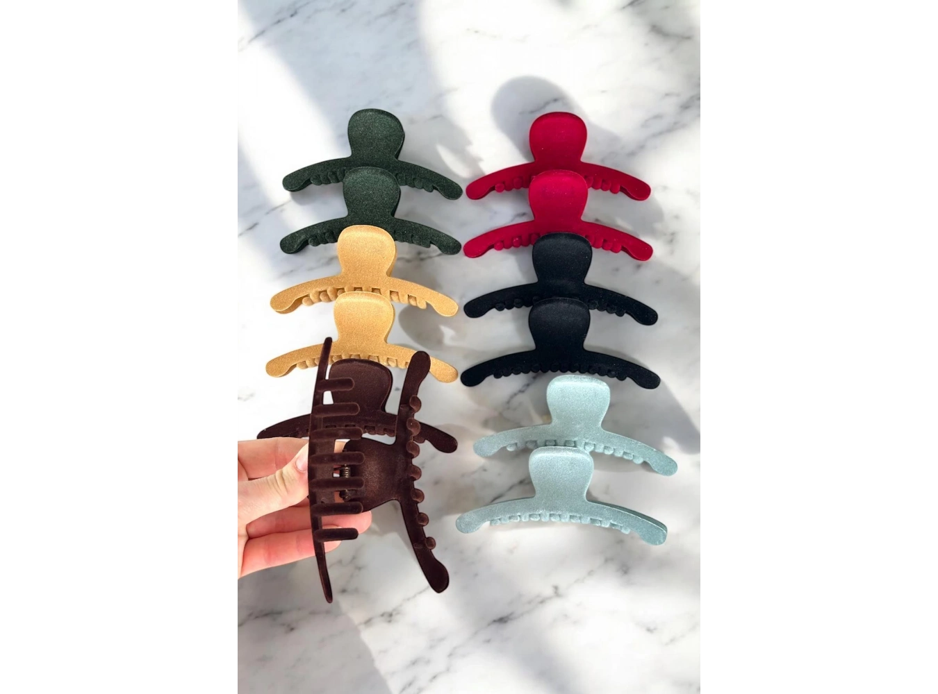 12li Karışık Renk Mandal Toka Set