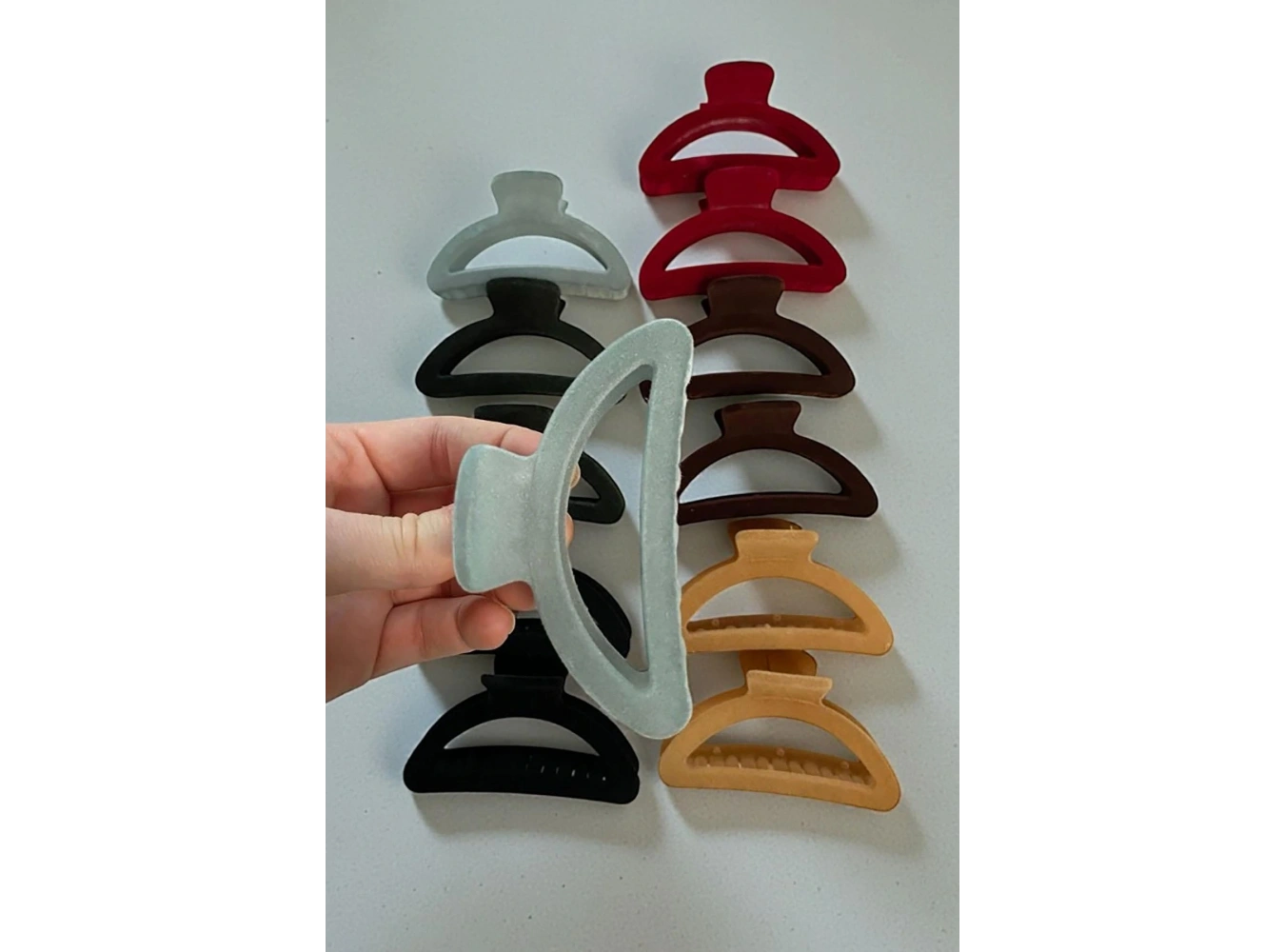 12li Karışık Renk Mandal Toka Set