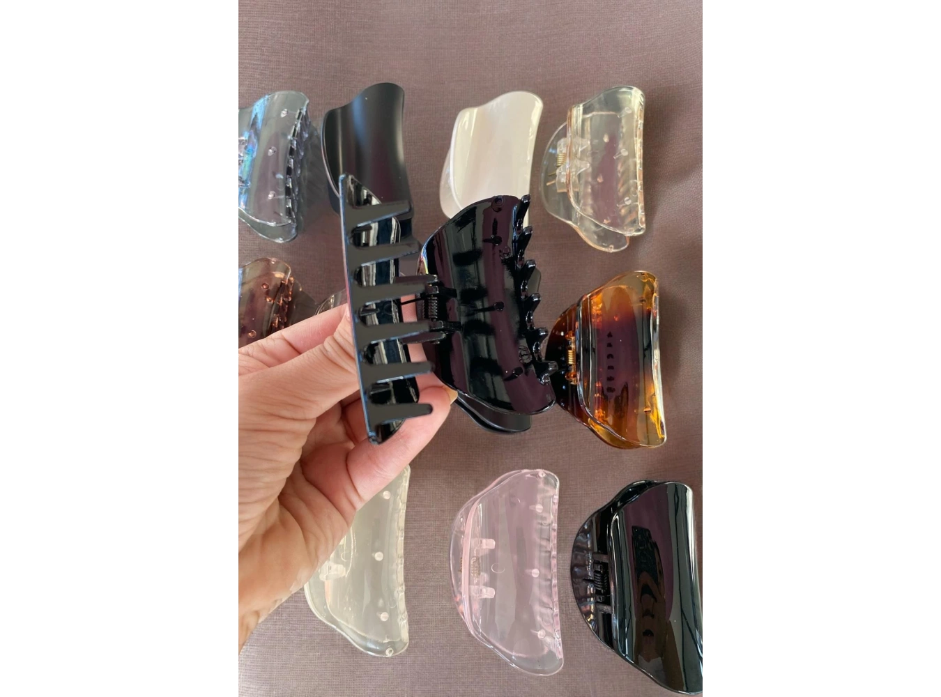 12li Karışık Renk Mandal Toka Set