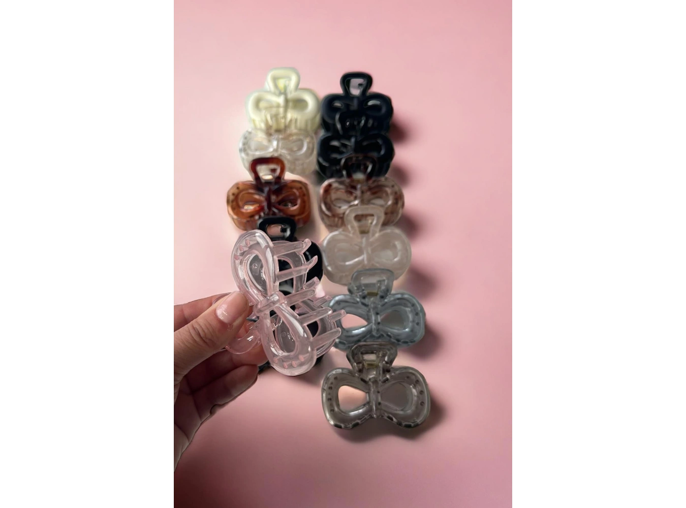 12li Karışık Renk Mandal Toka Set