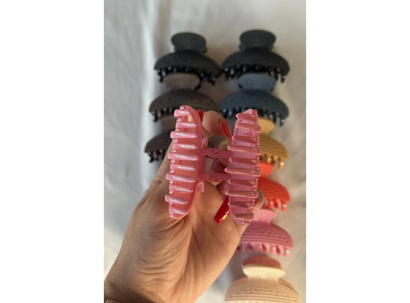 12li Karışık Renk Mandal Toka Set