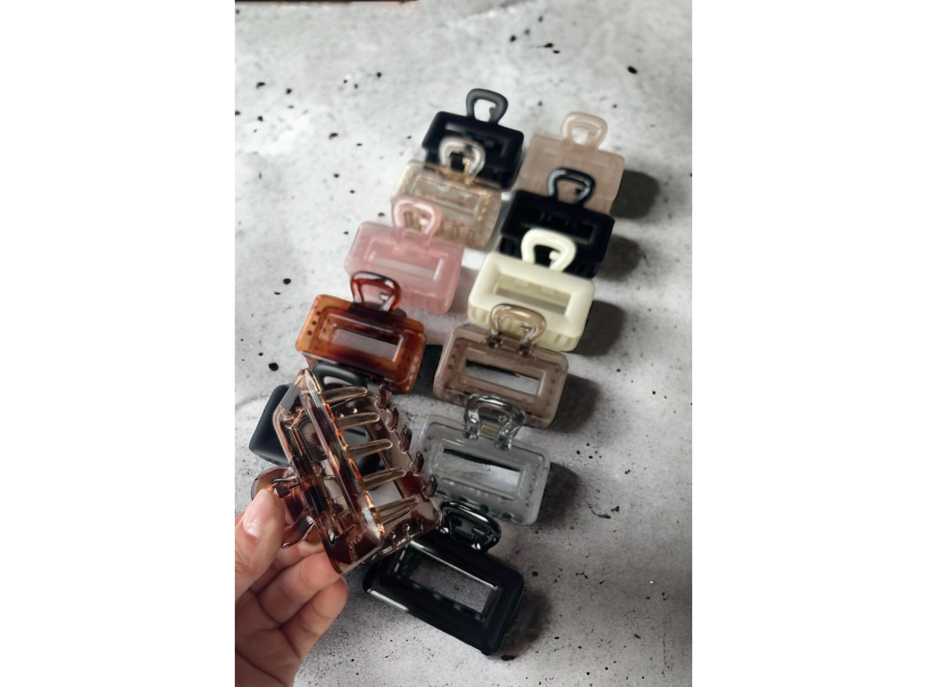 12li Karışık Renk Mandal Toka Set