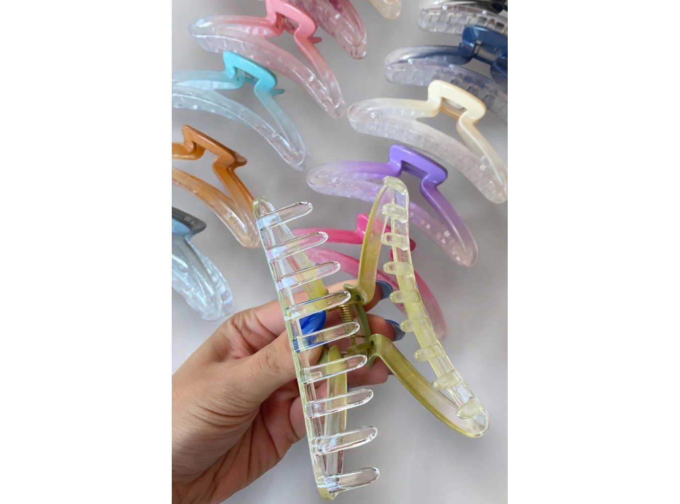 12li Karışık Renk Mandal Toka Set