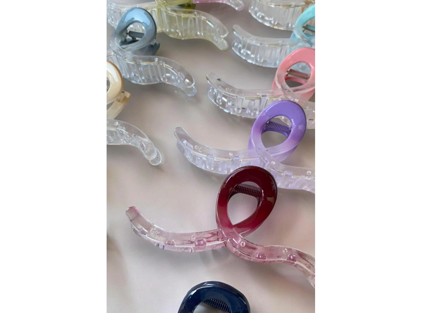 12li Karışık Renk Mandal Toka Set