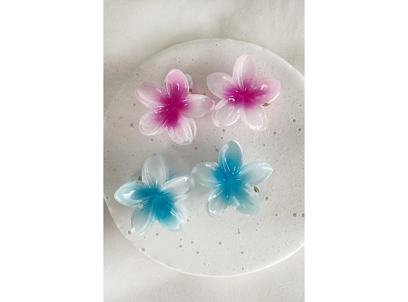 12li Karışık Renk Minik Lotus Toka Set