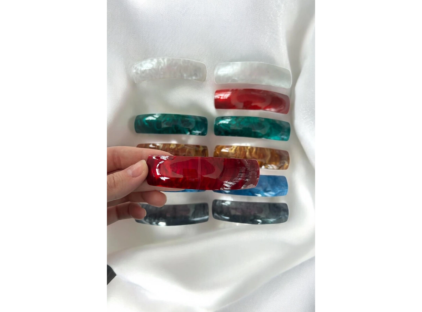 12li Karışık Renk Otomat Toka Set