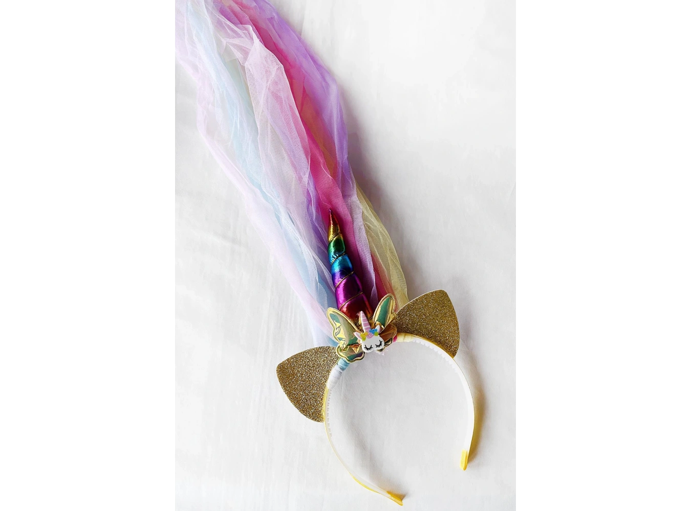 12li Karışık Renk Pelerin Detaylı Unicorn Taç