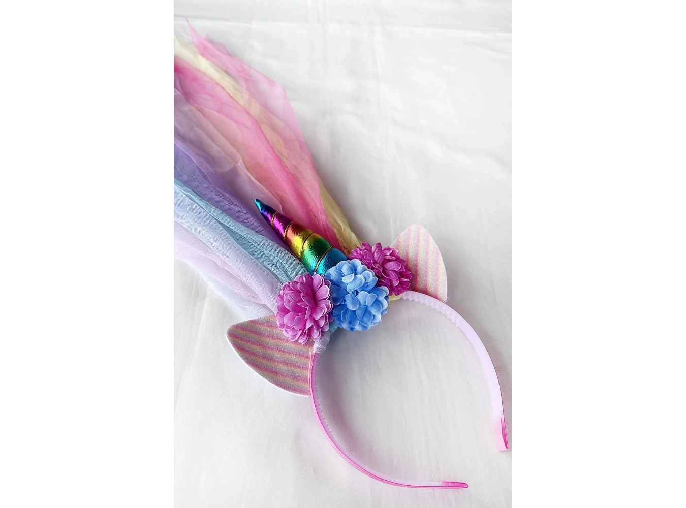 12li Karışık Renk Pelerin Detaylı Unicorn Taç