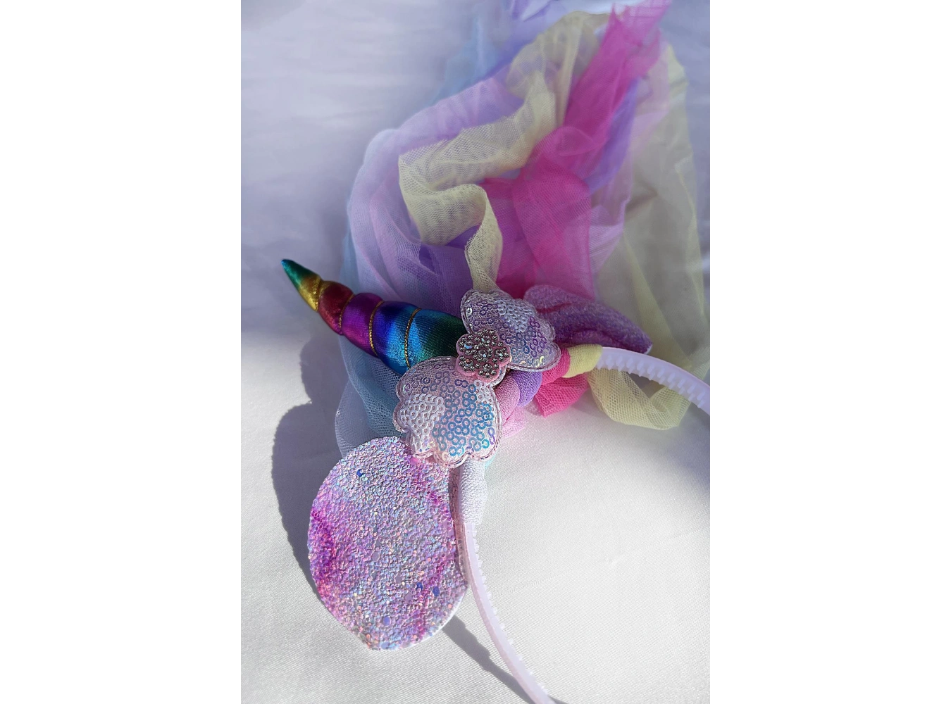 12li Karışık Renk Pelerin Detaylı Unicorn Taç