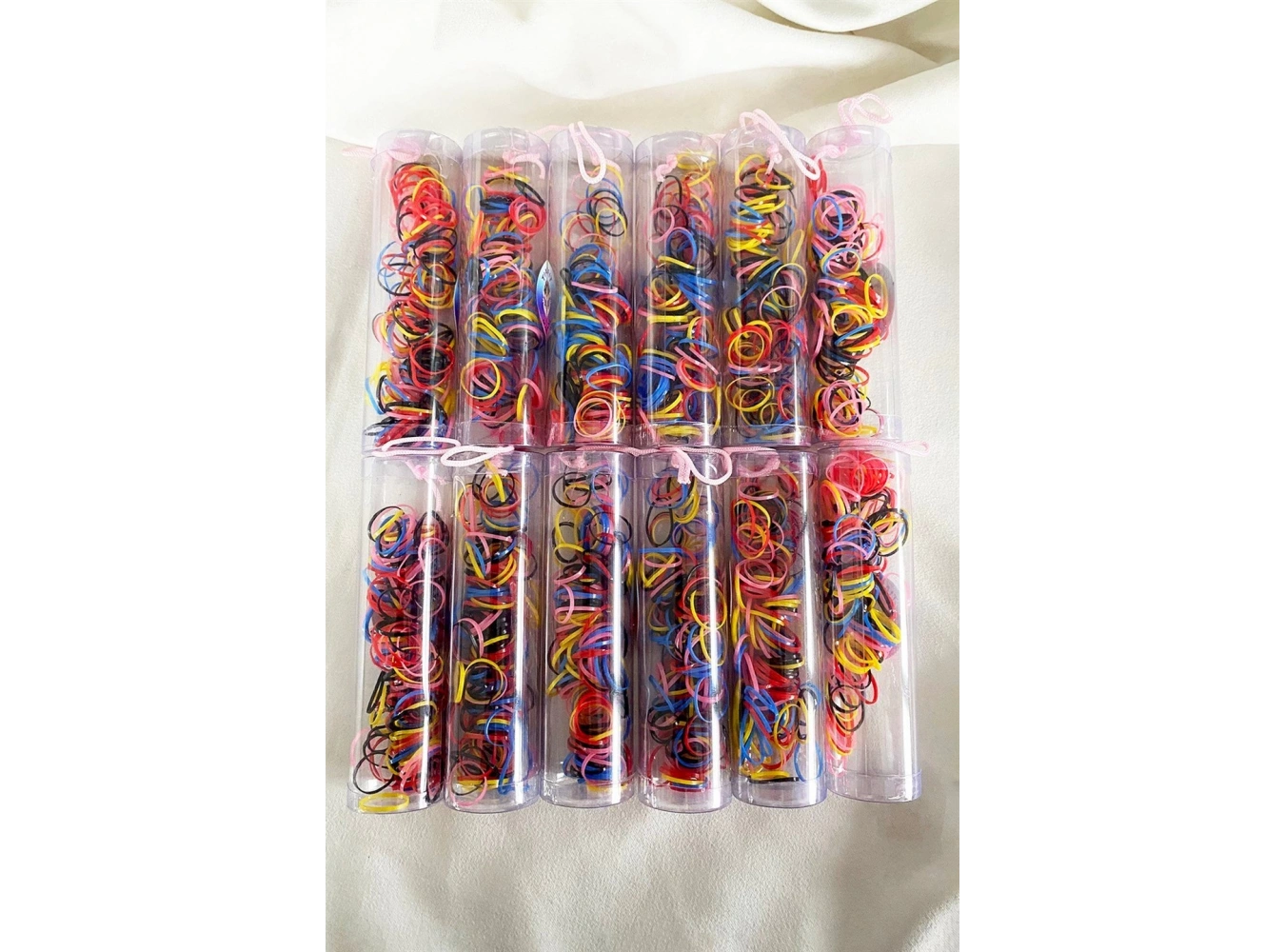 12li Karışık Renk Perma Lastik Toka Set