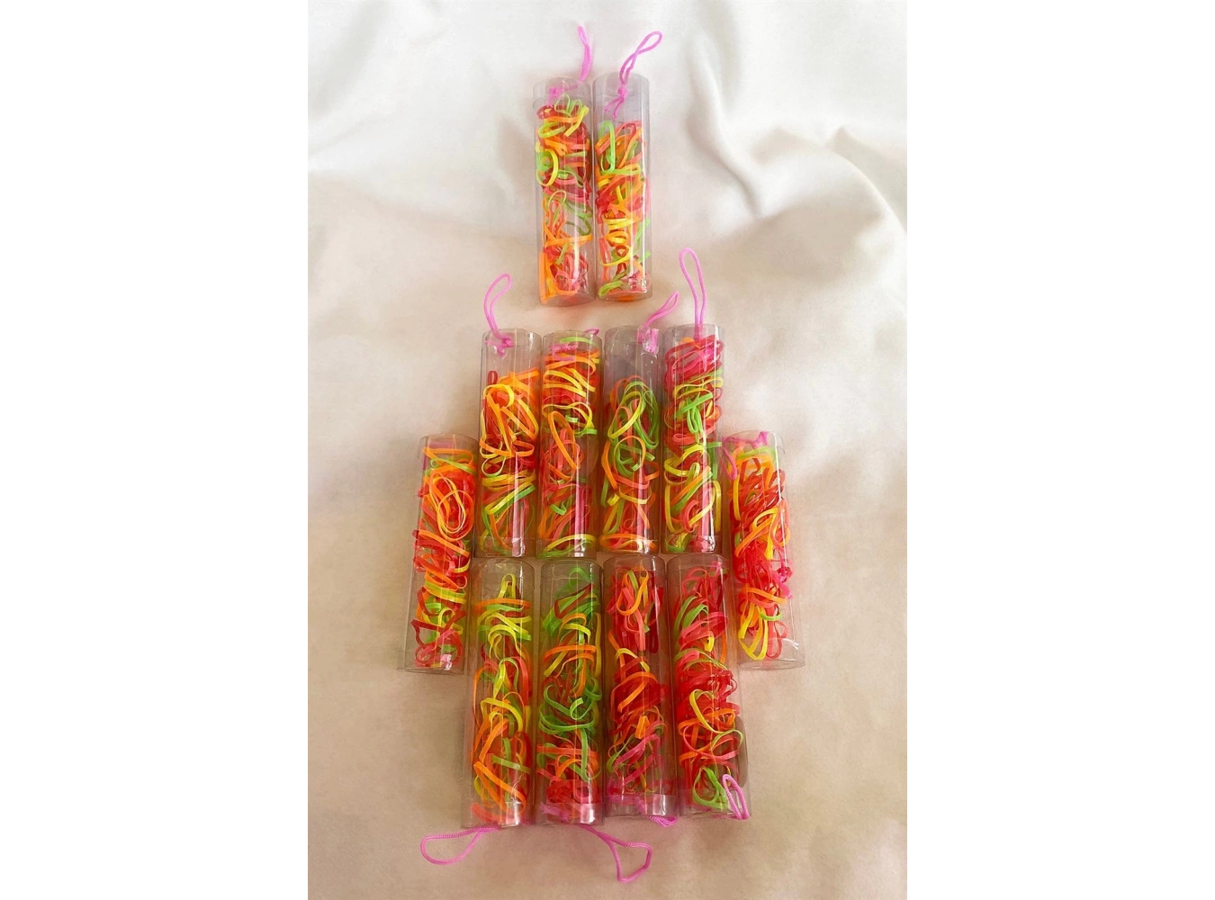 12li Karışık Renk Perma Lastik Toka Set