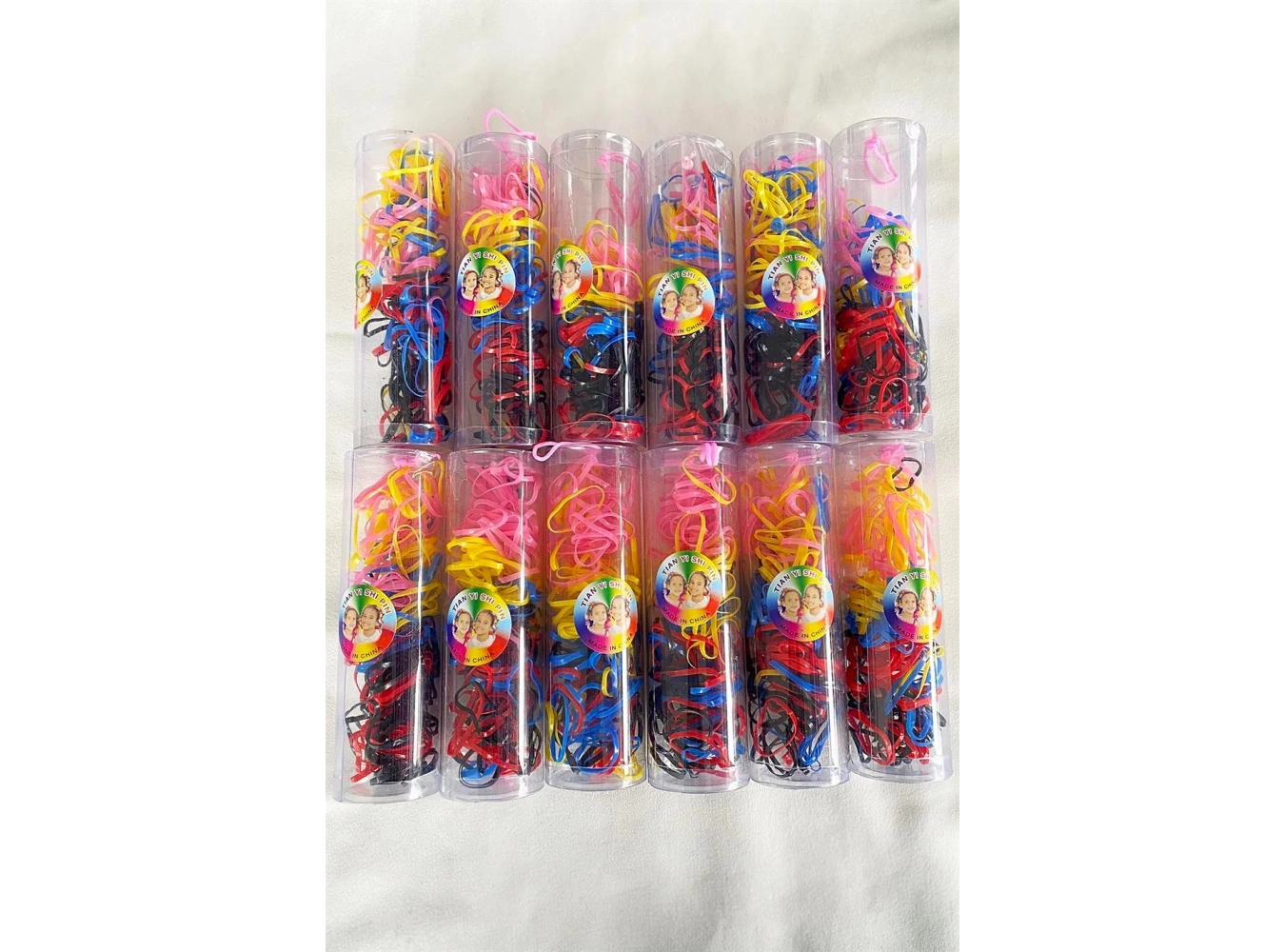 12li Karışık Renk Perma Lastik Toka Set