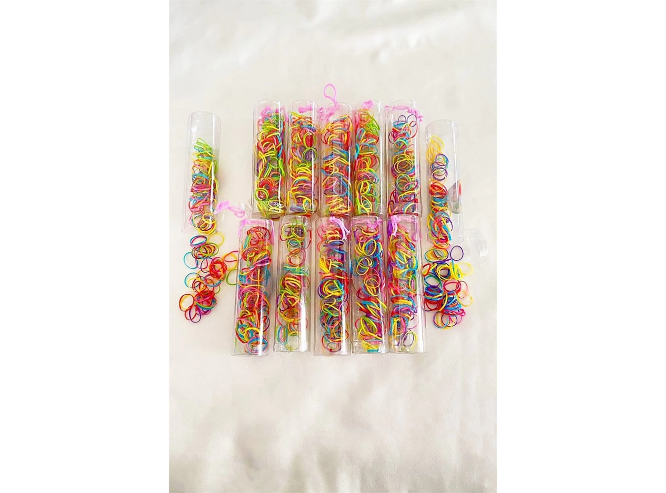 12li Karışık Renk Perma Lastik Toka Set