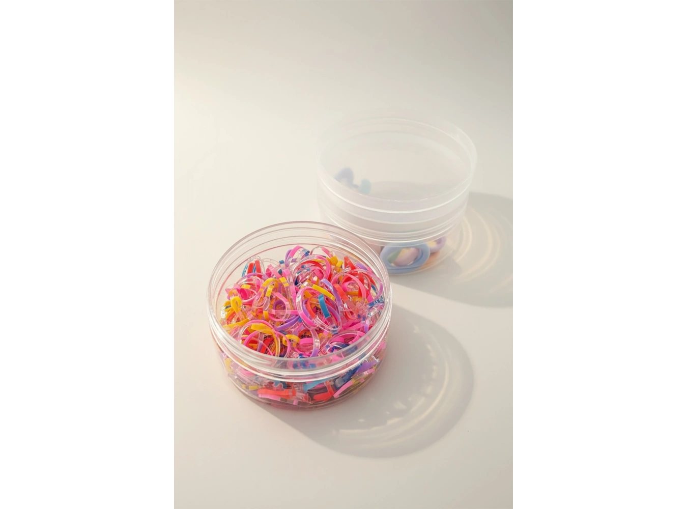 12li Karışık Renk Perma Lastik Ve Havlu Toka Set