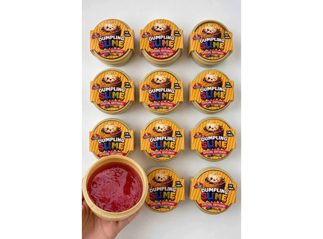 12li Karışık Renk Slime Set