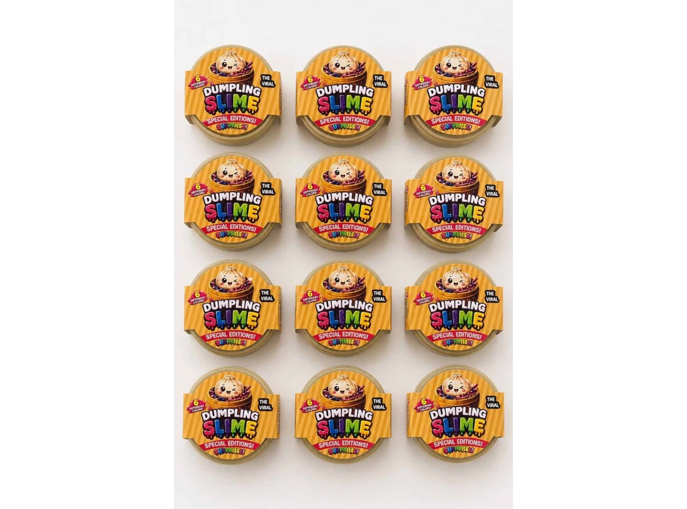 12li Karışık Renk Slime Set