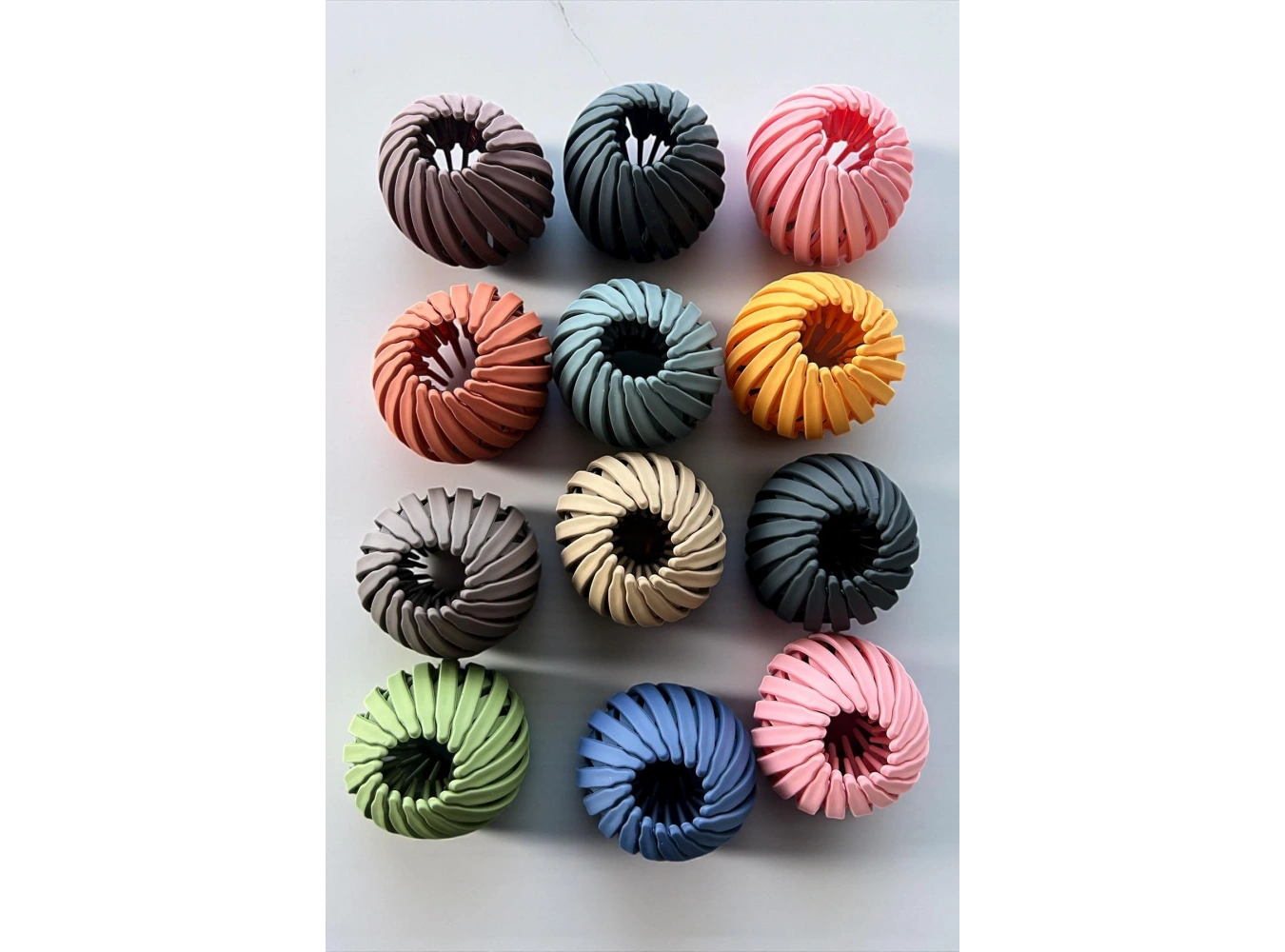 12li Karışık Renk Topuz Toka Set