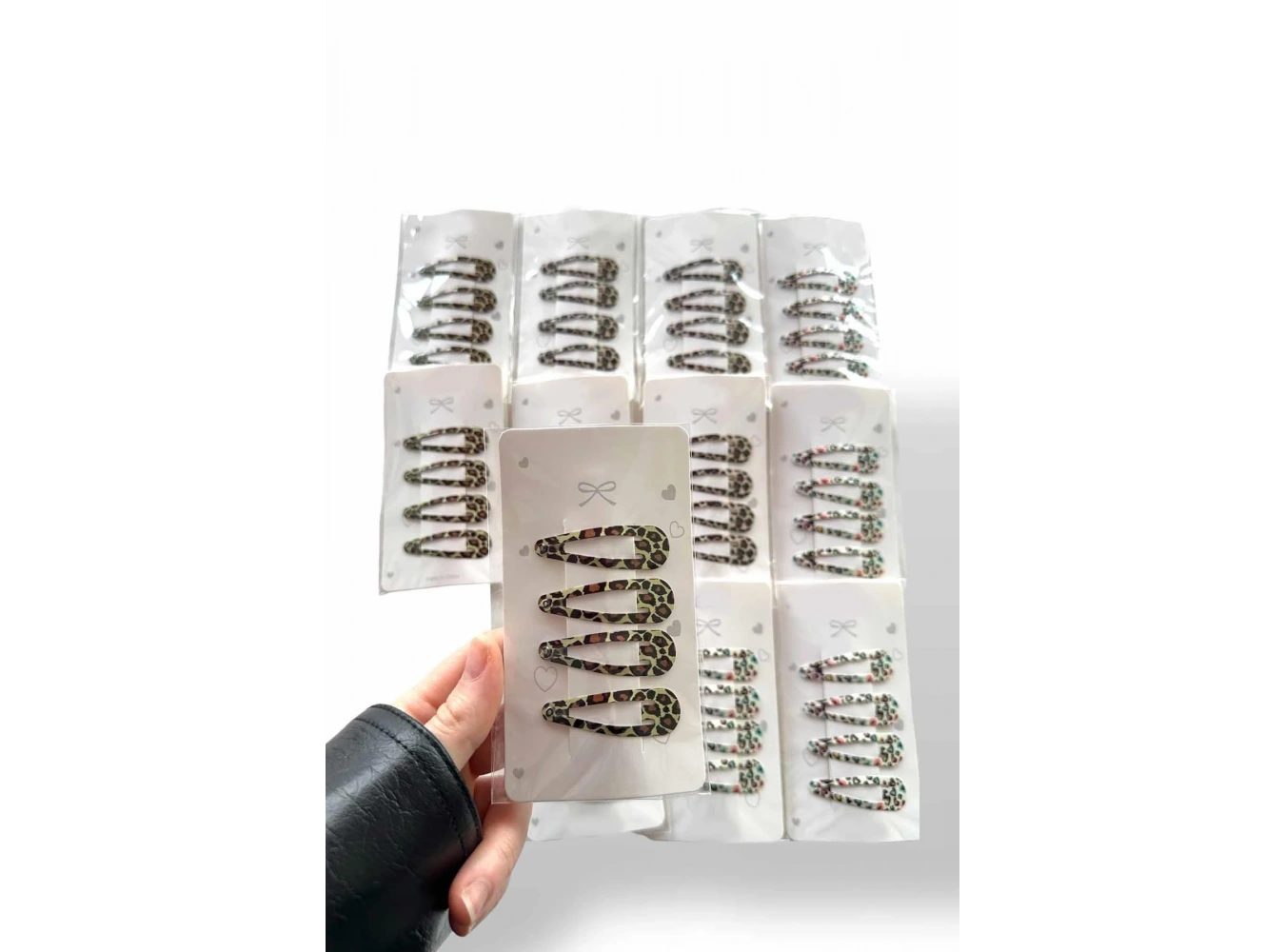 12li Karışık Renk Yan Toka Set