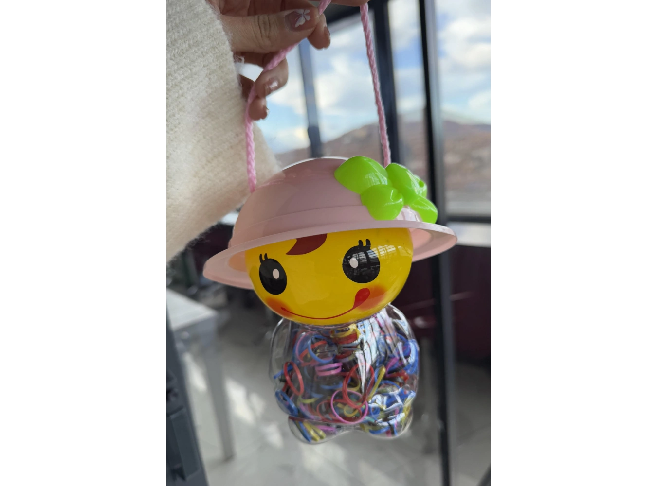 12li Kumbara Detaylı Karışık Renk Perma Lastik Toka Set