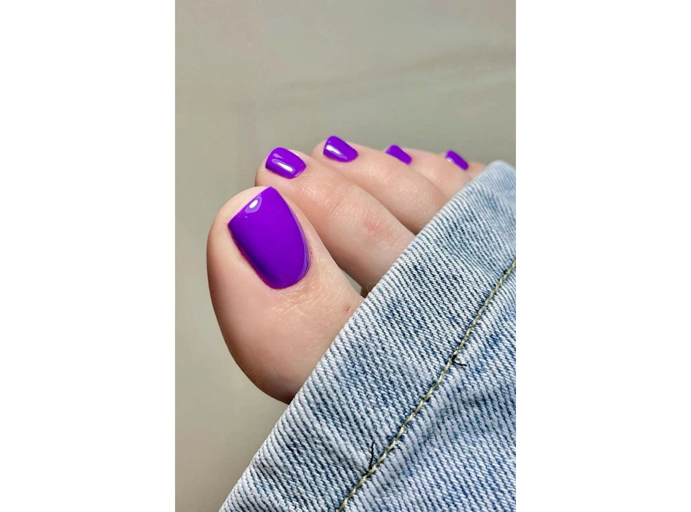 12li Mor Renk Ayak Takma Tırnak