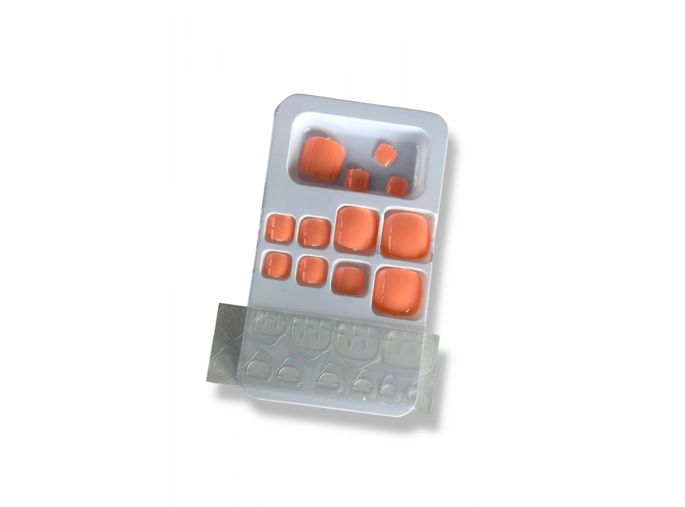 12li Pembe Renk Ayak Takma Tırnak Set