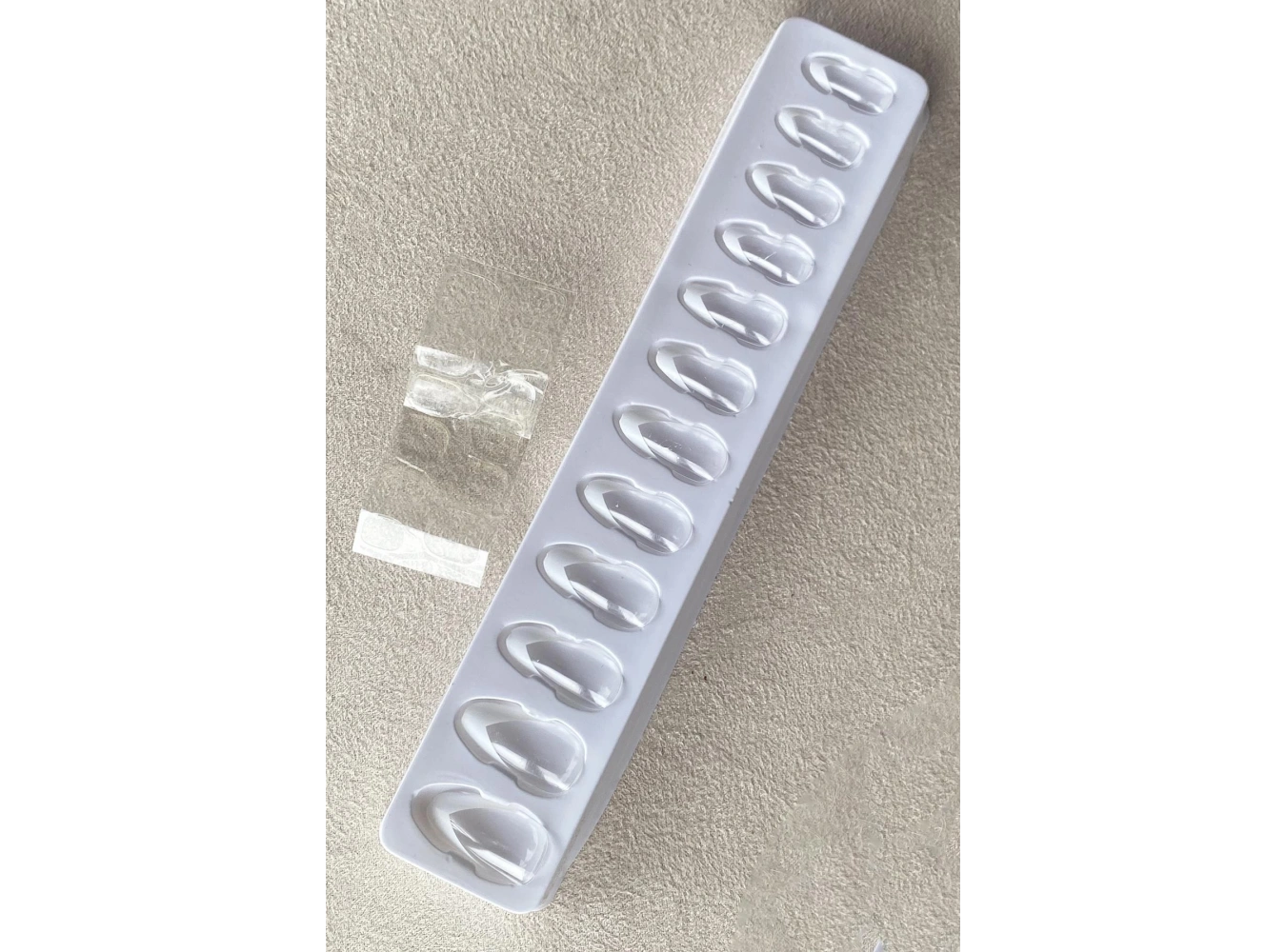 12li Şeffaf Renk French Takma Tırnak Set