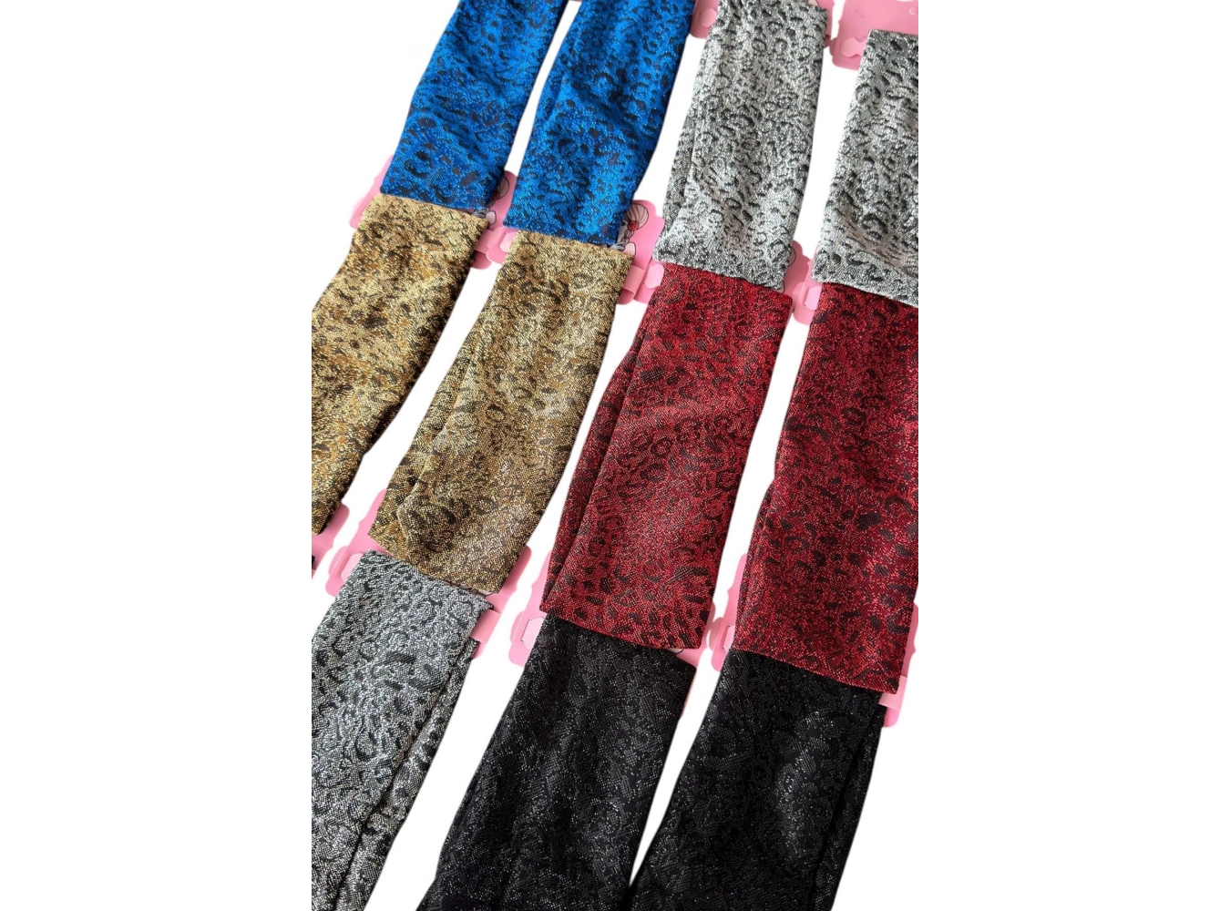 12li Simli Leopar Desenli Saç Bandı