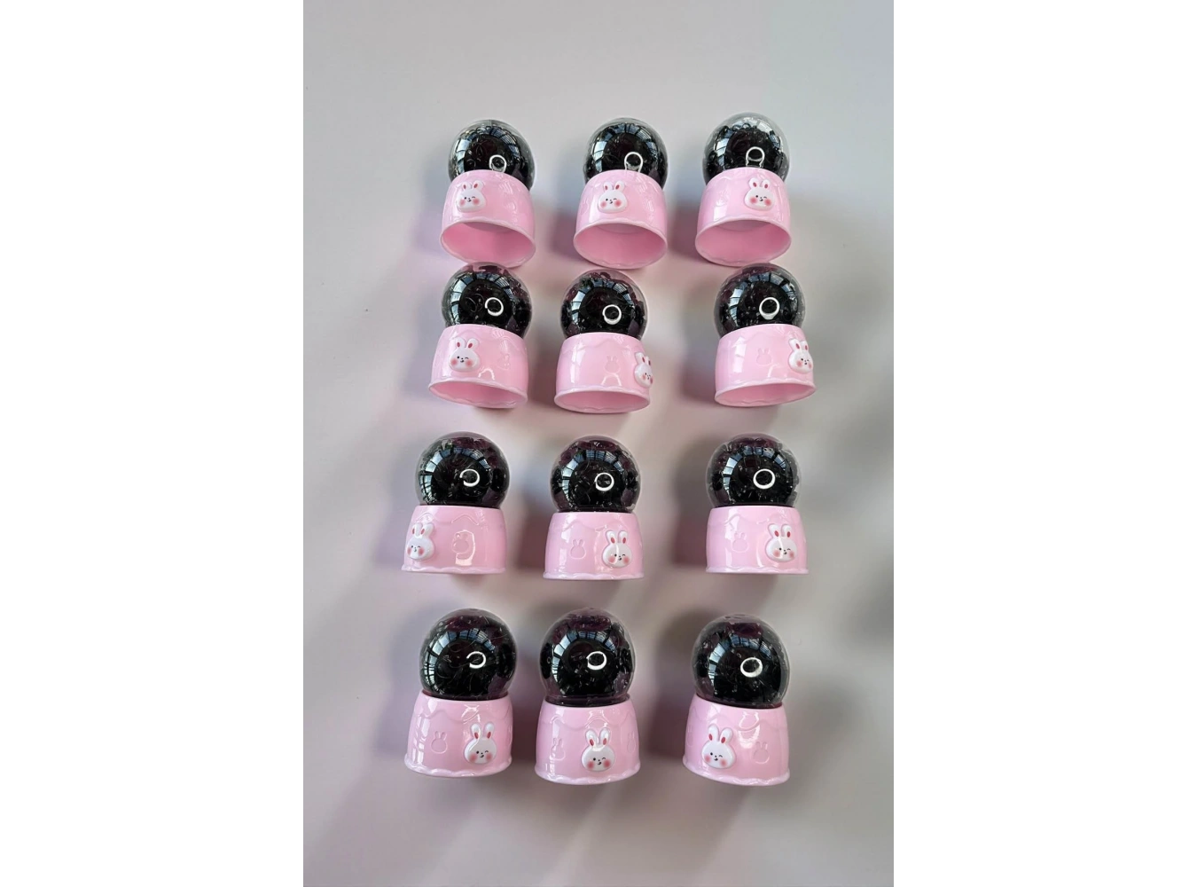 12li Siyah Renk Lastik Toka Set