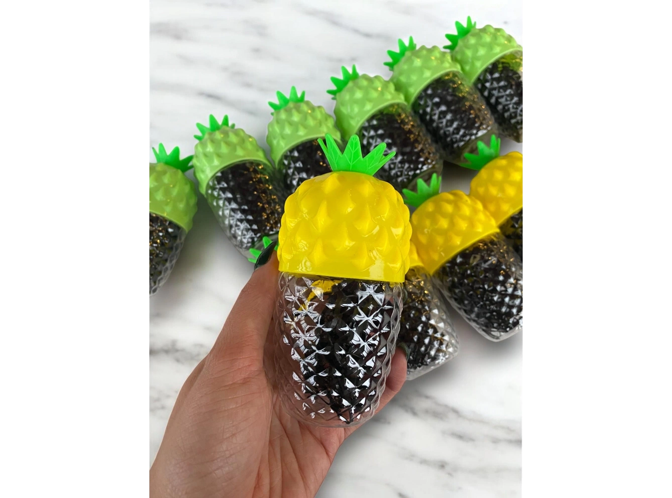 12li Siyah Renk Perma Lastik Toka