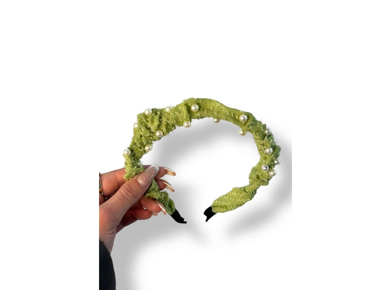 12´li Karışık Renk İnci Detaylı Taç Set