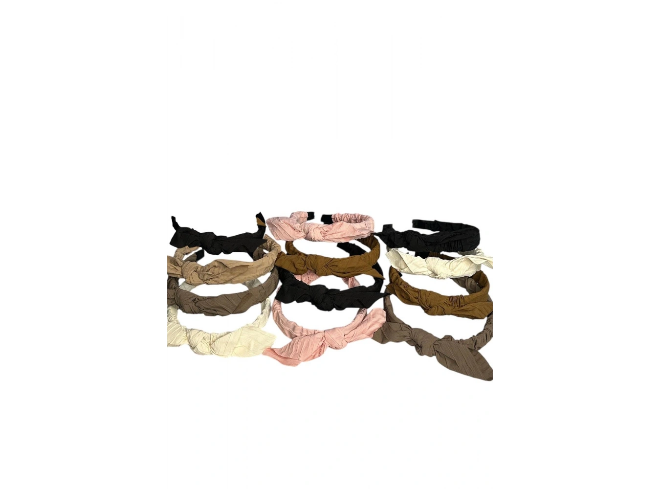 12´li Karışık Renk Kurdele Detaylı Taç Set