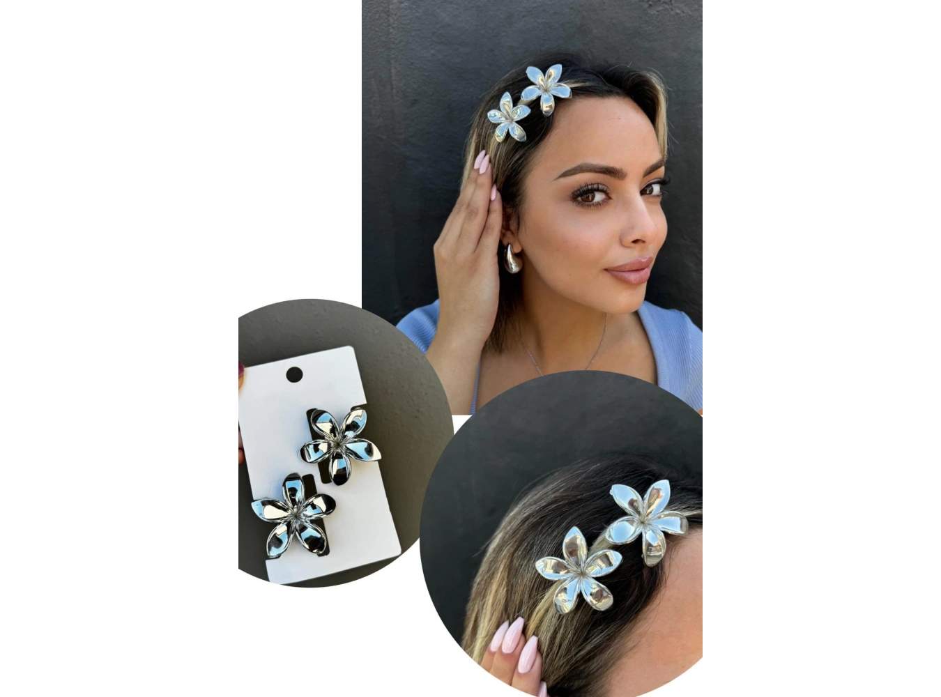 2li Gri Renk Lotus Pens Toka Set