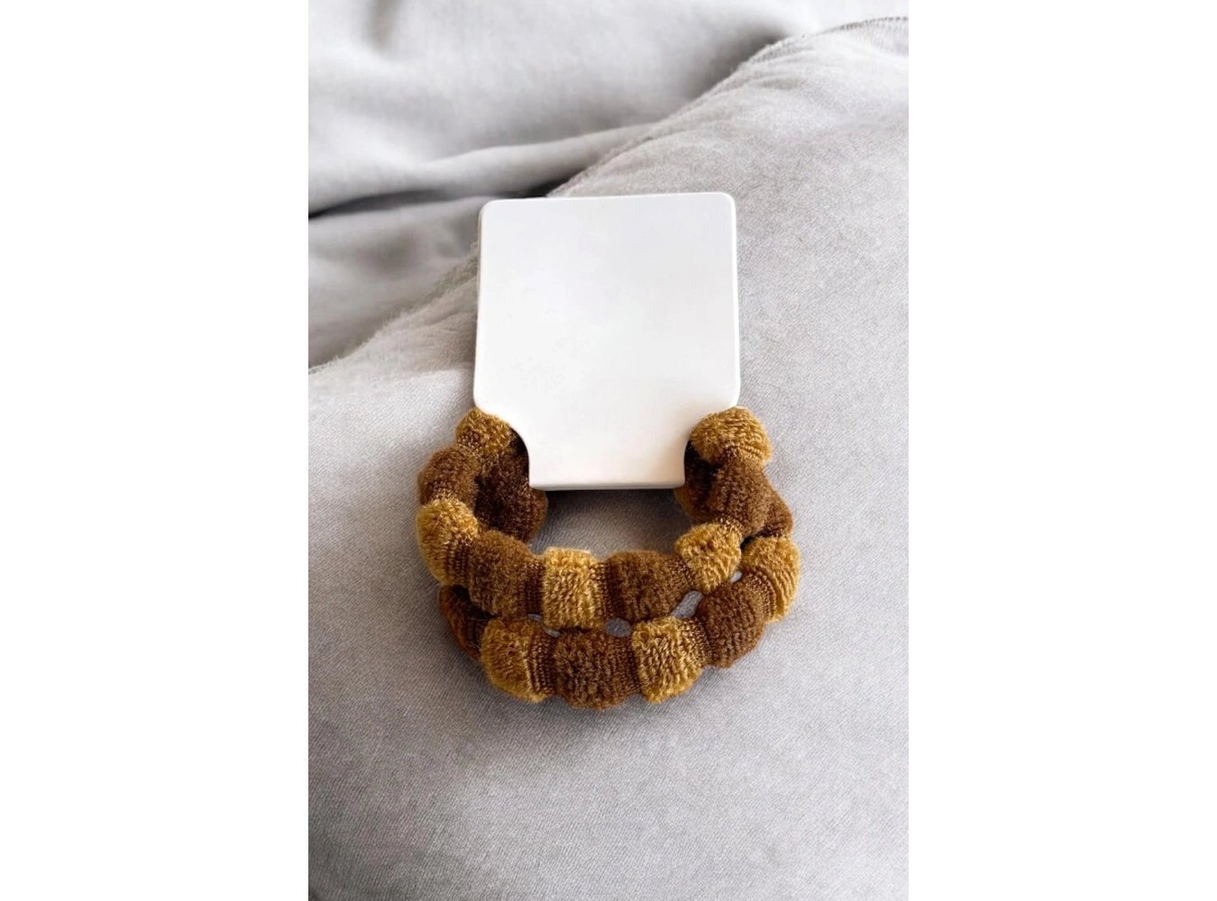 2li Koyu Kahve Renk Havlu Toka