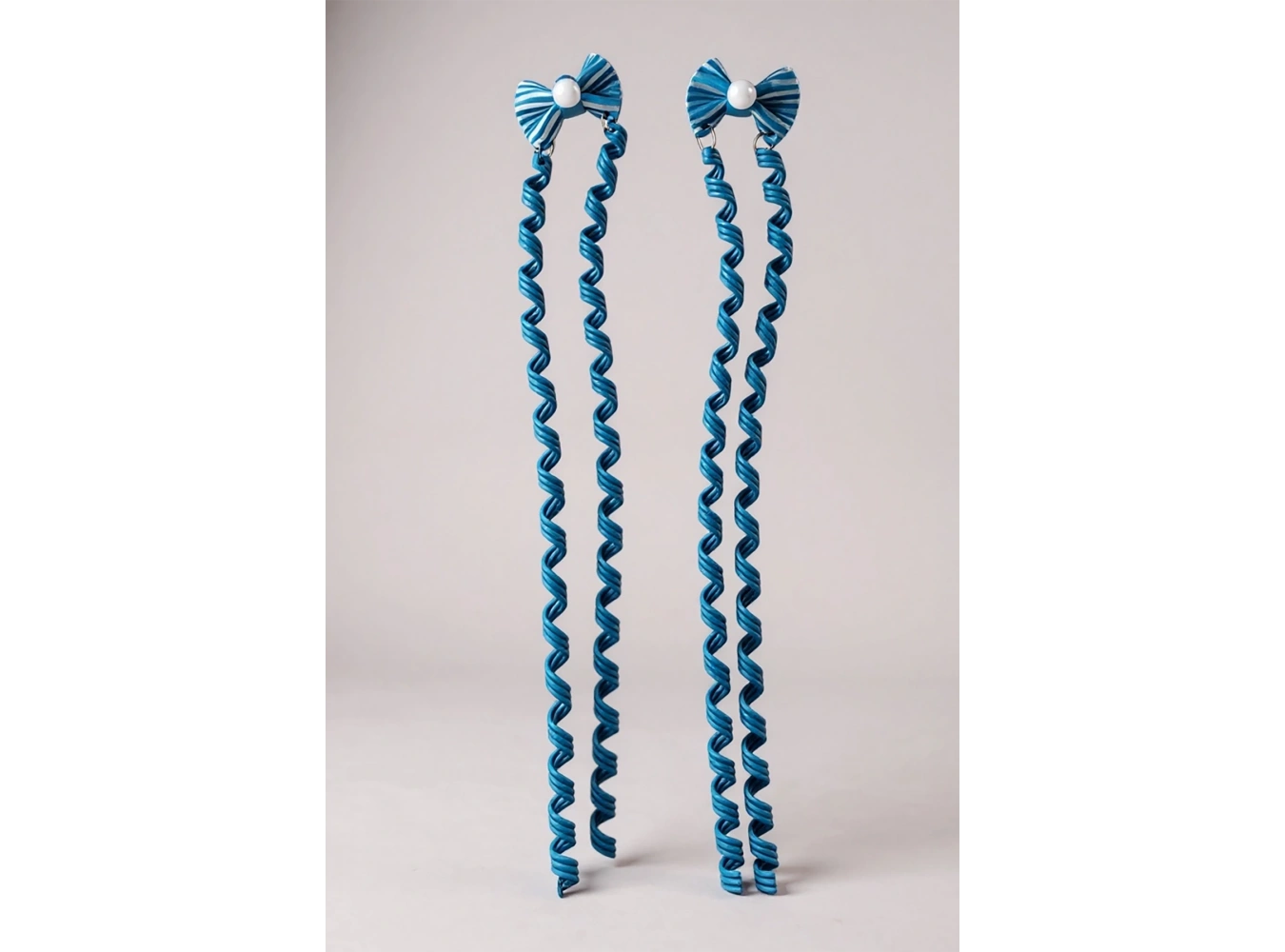 2li Lacivert Renk Kurdele Figürlü Çocuk Yan Toka