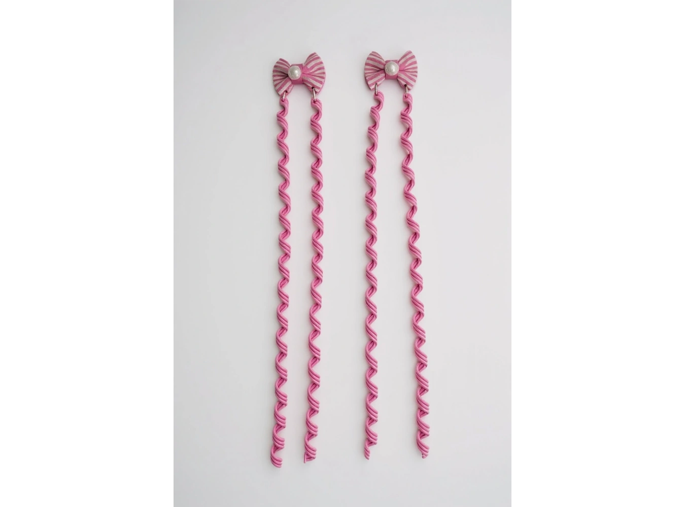 2li Pembe Renk Kurdele Figürlü Çocuk Yan Toka