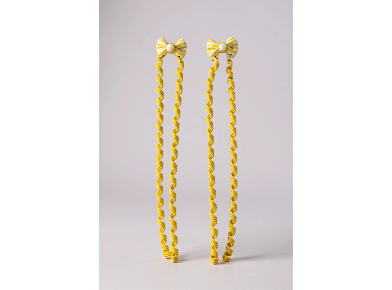 2li Sarı Renk Kurdele Figürlü Çocuk Yan Toka