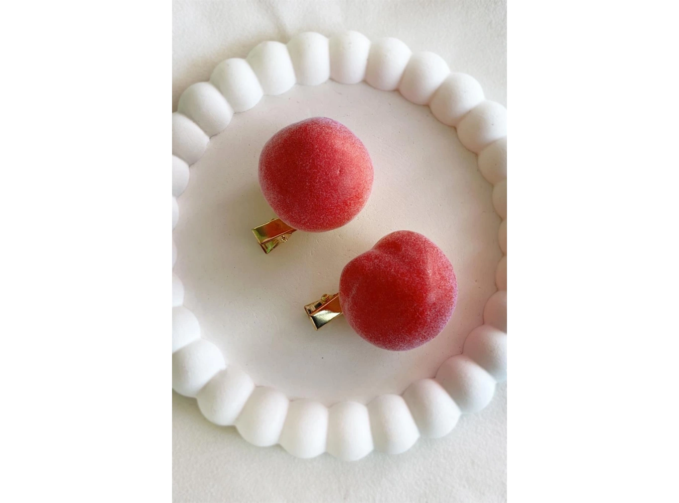 2li Şeftali Figürlü Yan Toka