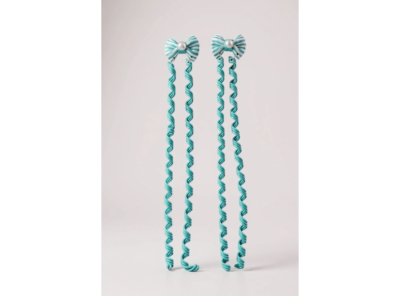 2li Yeşil Renk Kurdele Figürlü Çocuk Yan Toka