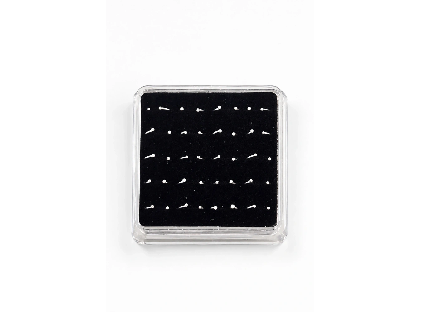 20li Gümüş Renk Halka Piercing Set
