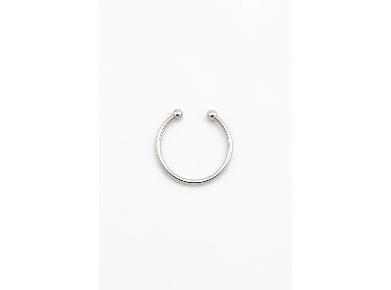 20li Gümüş Renk Halka Piercing Set