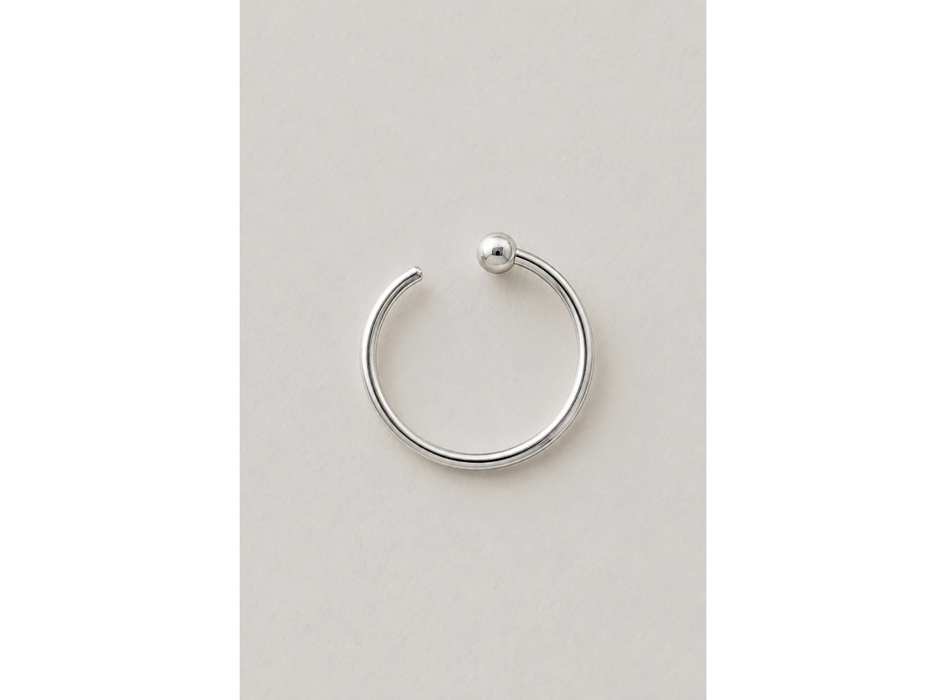 20li Gümüş Renk Halka Piercing Set