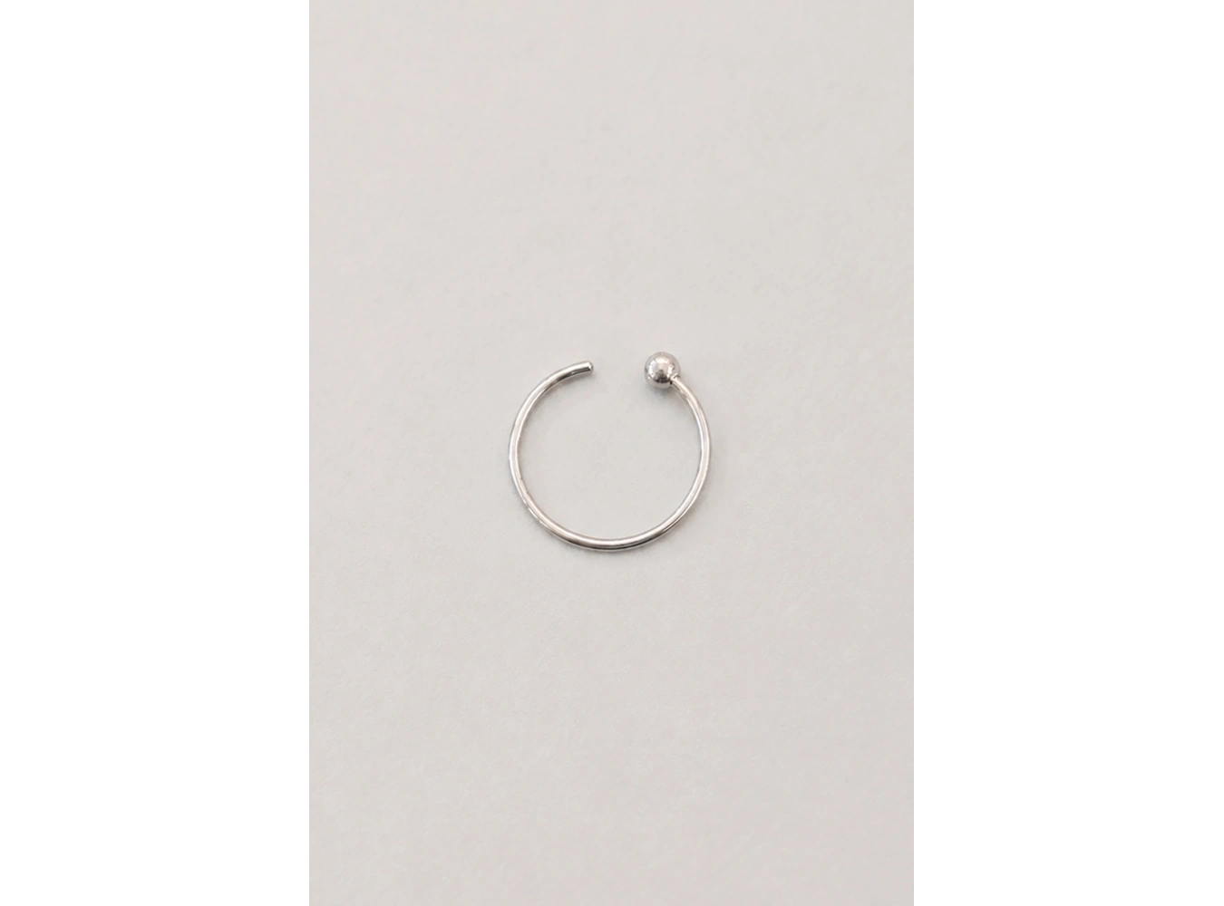 20li Gümüş Renk Halka Piercing Set