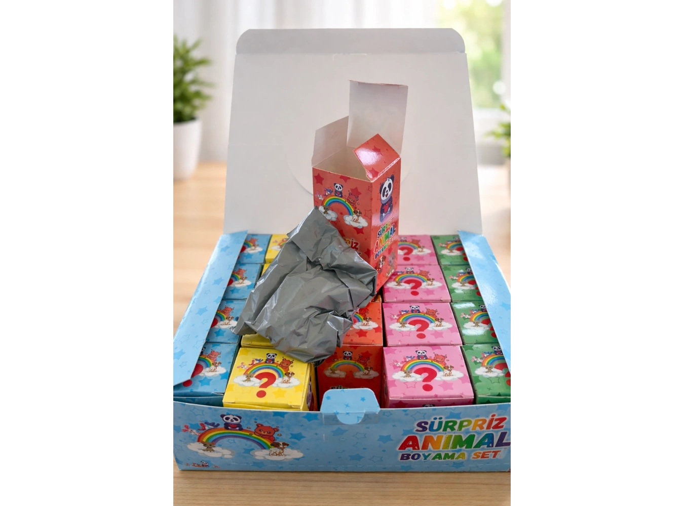 20li Karışık Figürlü Sürpriz Boyama Seti
