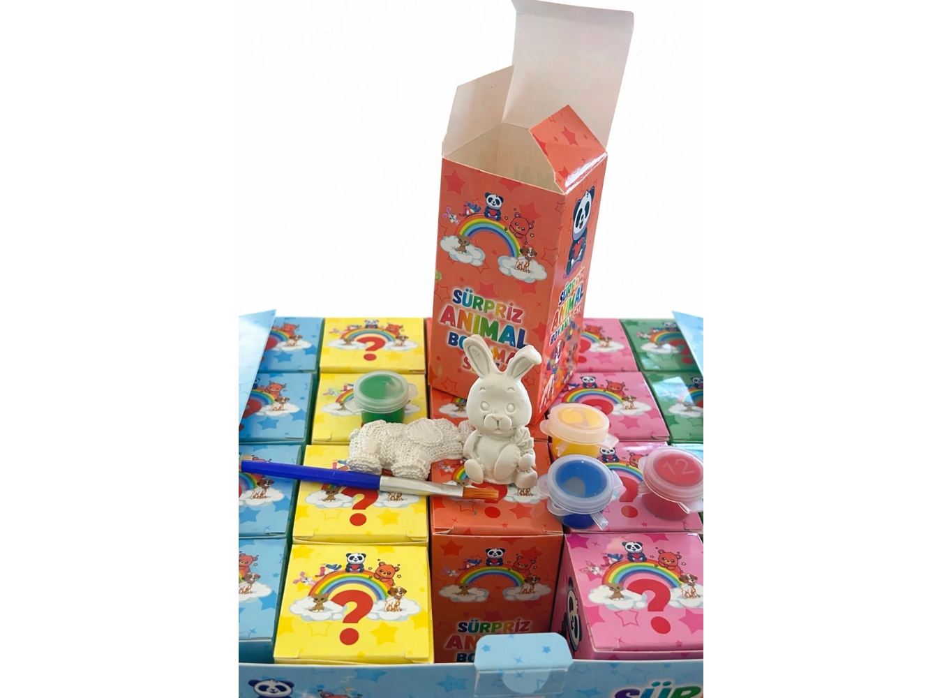 20li Karışık Figürlü Sürpriz Boyama Seti