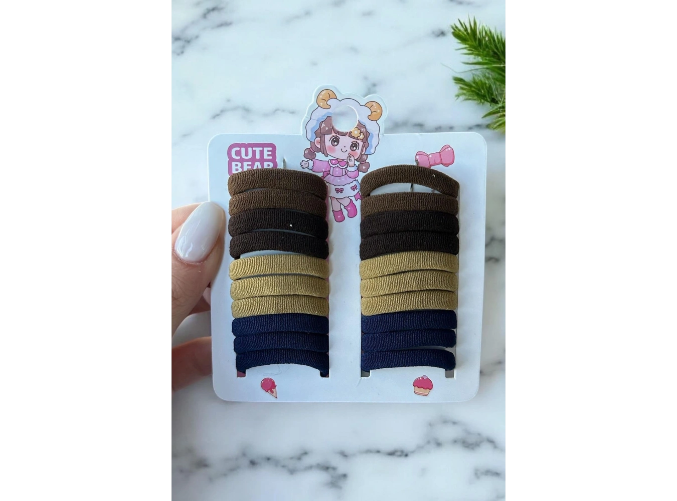 20li Karışık Renk Havlu Toka Set