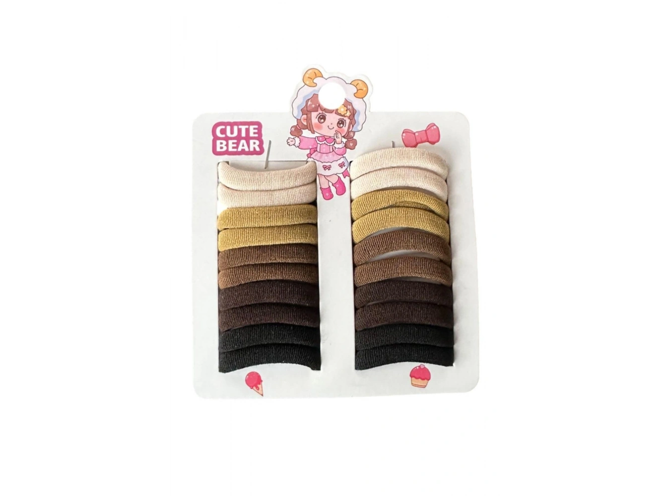 20li Karışık Renk Havlu Toka Set