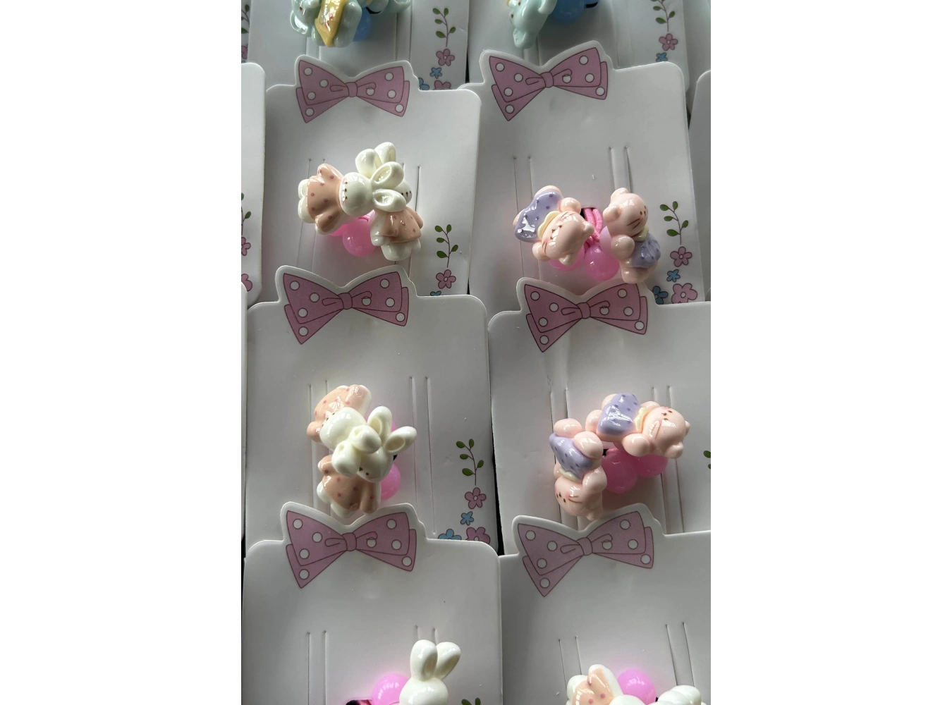 20li Karışık Renk Hayvan Figürlü Çocuk Toka Set